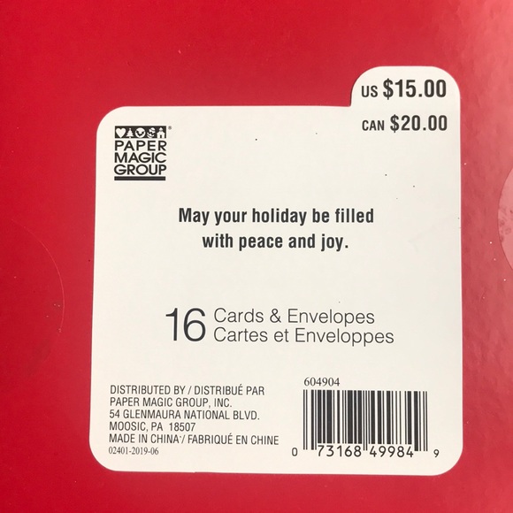 New Glitter Christmas Cards - Picture 2 of 3